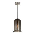 **Technische titel in het Nederlands: Moderne hanglamp met rookglazen kap**